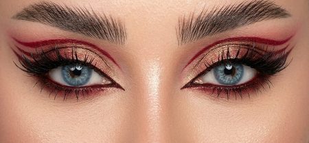 عدسات Nerida اللاصقة الملوّنة على العين عن قرب